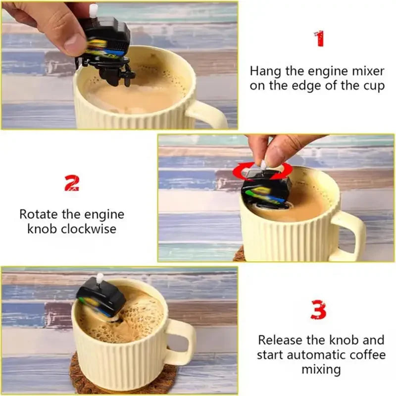 BowLift | Fun Boat Motor Coffee Mixer Gadget
