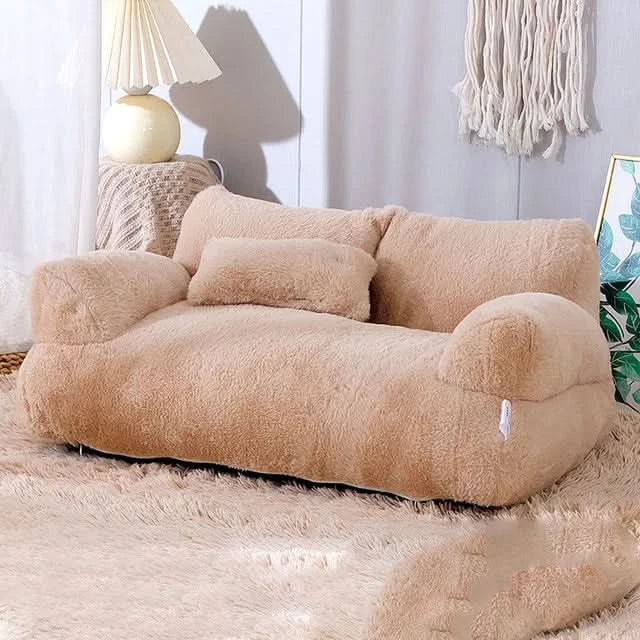 BowLift | FLUFFYCOMFORT – Luxurious pet sofa made of plush for maximum relaxation comfort