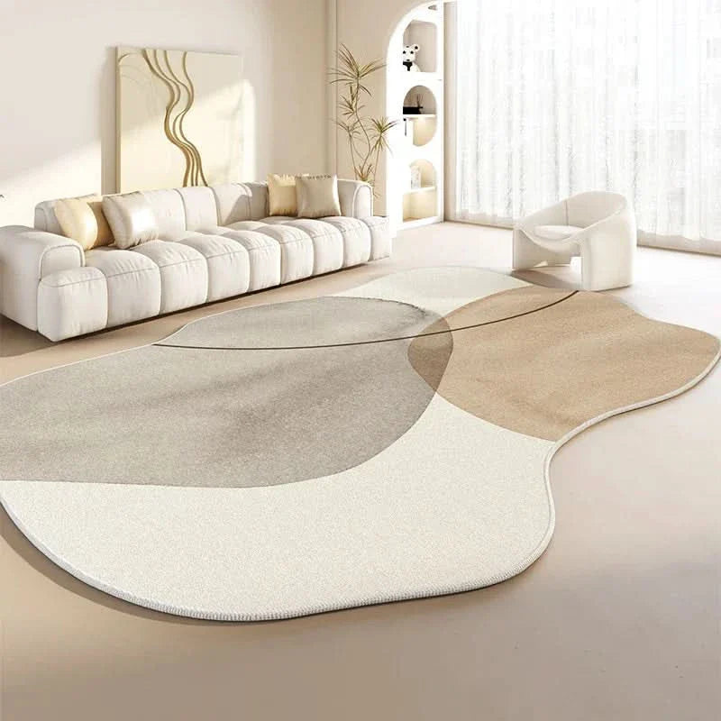 BowLift | Japanese Style Irregular Plush Rug with Non-Slip Backing