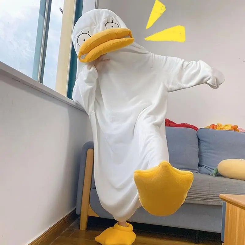 BowLift | Confused Duck Warm Adult Pajamas Costume