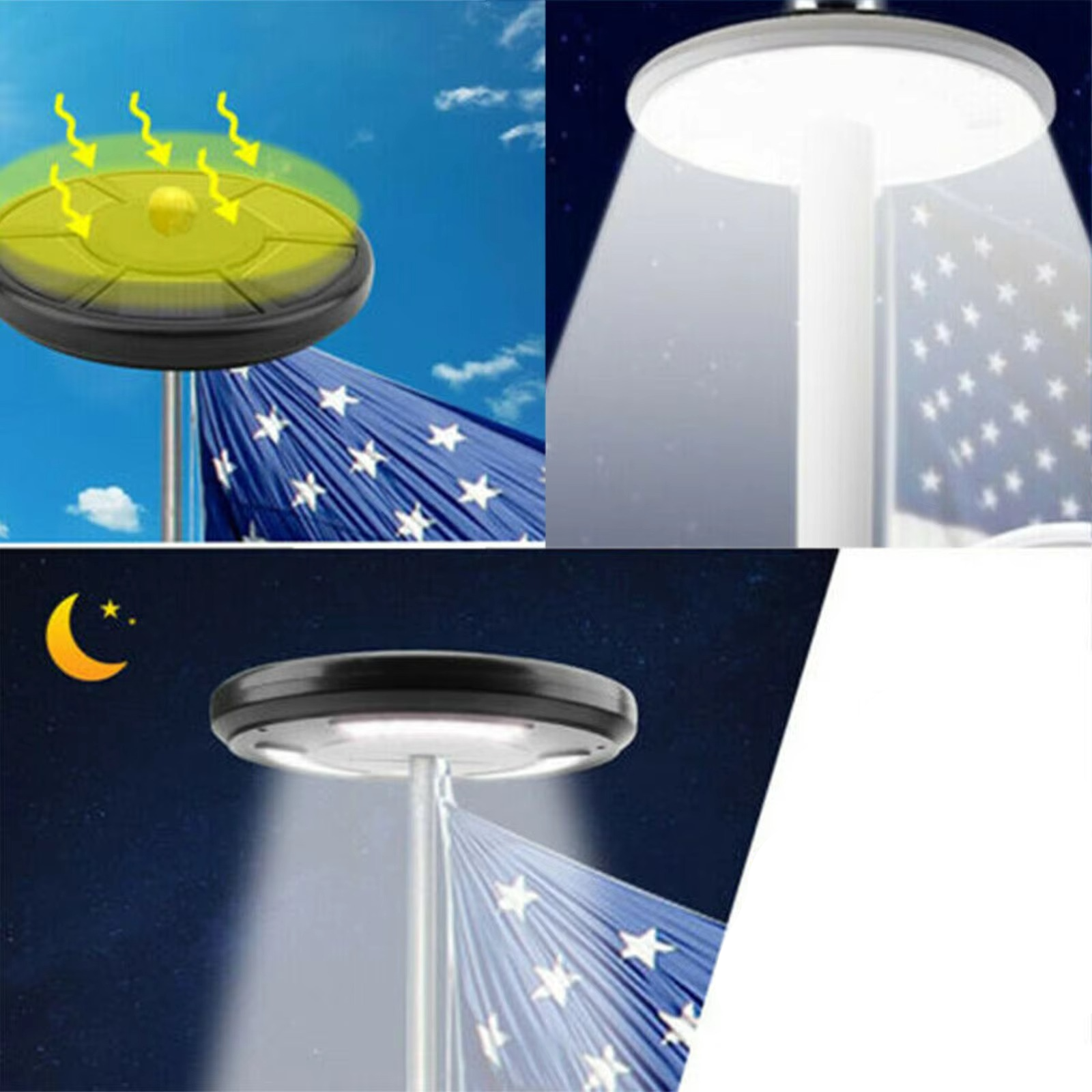 BowLift | Elite Solar-Powered LED Flagpole & Outdoor Light