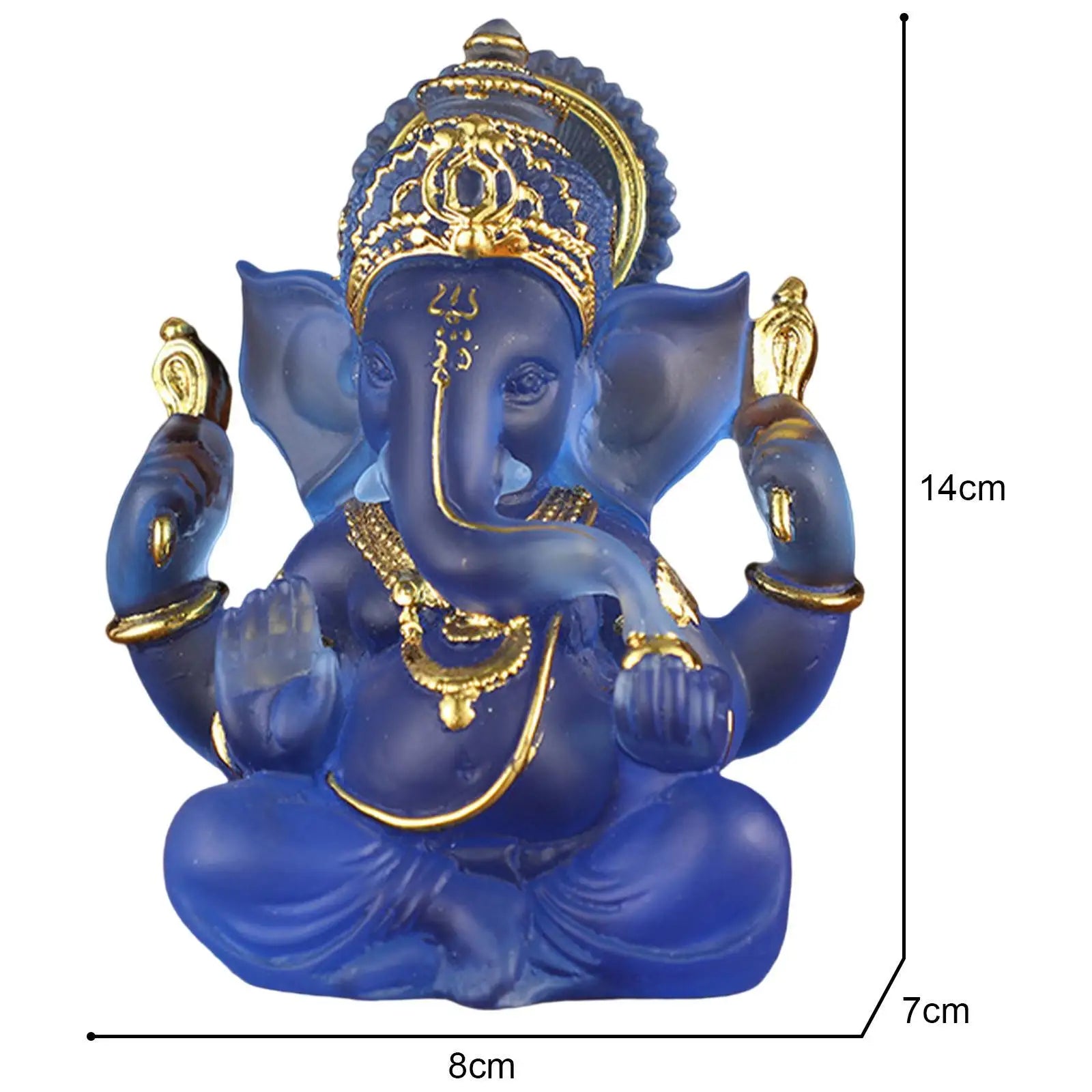 BowLift | Rare colored semi-transparent Ganesh statues for luck in your home