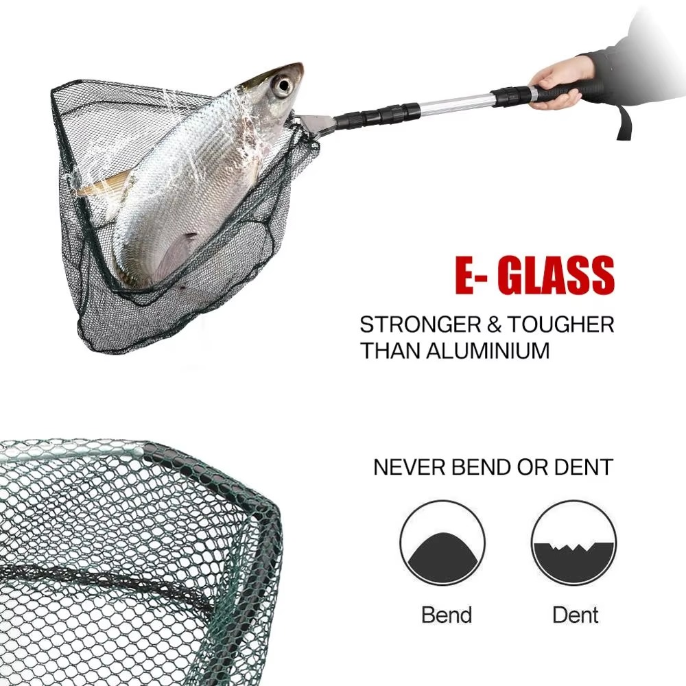 BowLift | Aluminum Alloy Telescopic Folding Fishing Net with Retractable Handle 51 Inch