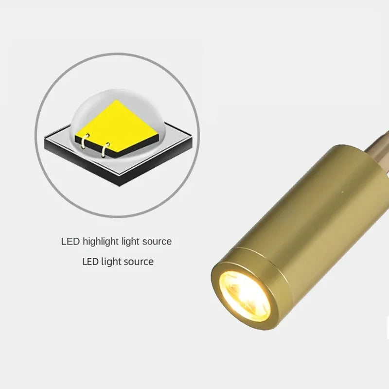 BowLift | Versatile LED Wall Lamp: Modern, Flexible, Perfect for Reading in Bed