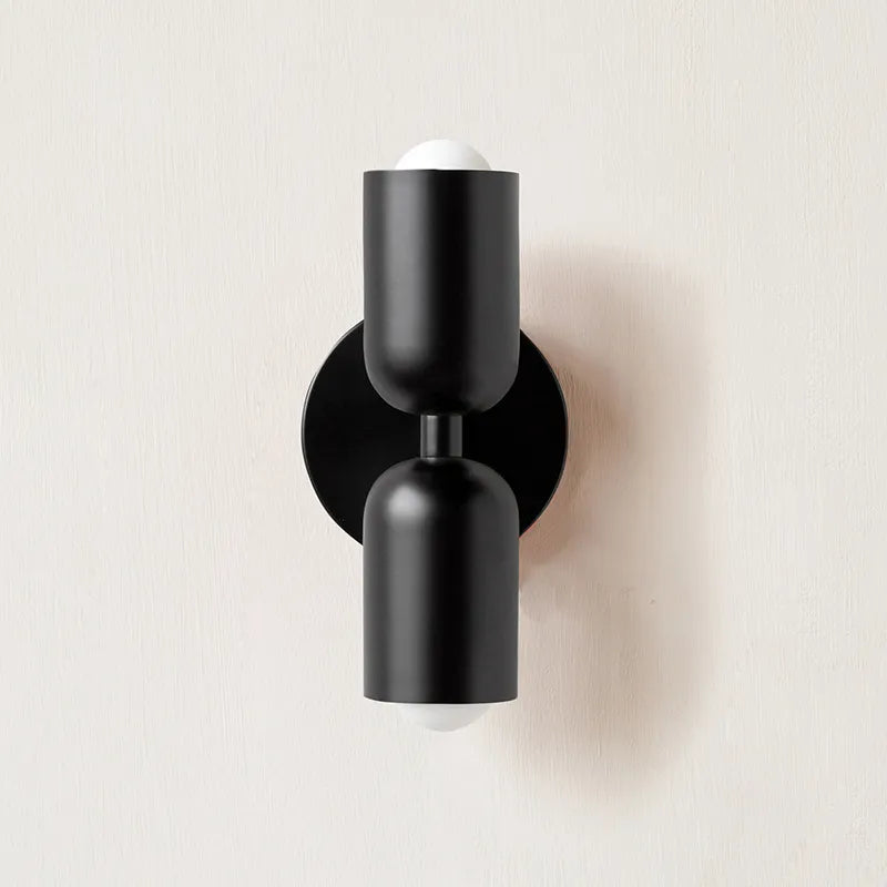 BowLift | Double Head Wall Lamp Black Base
