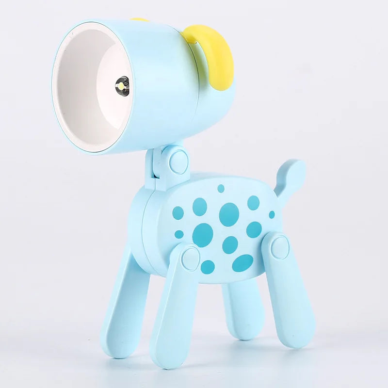 BowLift | Cute LED Night Light - Mini Dog, Deer, Dinosaur Folding Table Lamp for the Children's Room