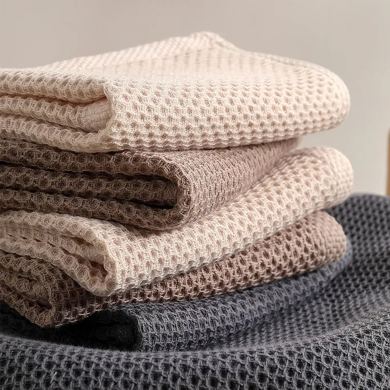 BowLift | HoneyNest 6-Pack Cotton Honeycomb Hand Towels Set