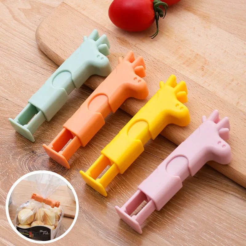 BowLift | Cute Giraffe Plastic Bag Sealing Clip