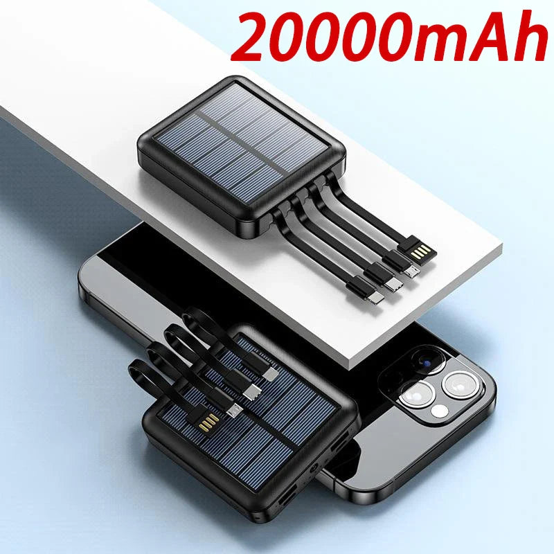 BowLift | 4 in 1 Solar Charging Power Bank