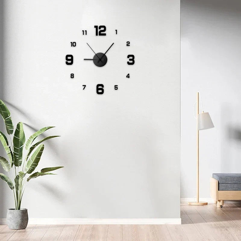 BowLift | Creative frameless wall clock