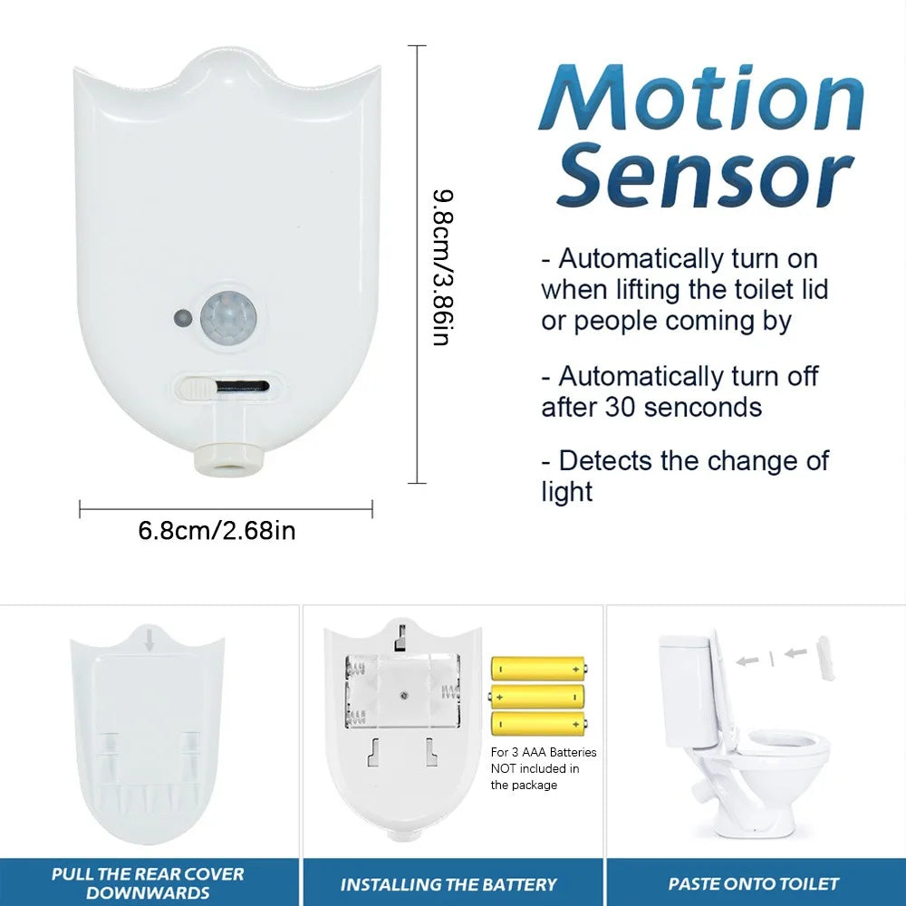 BowLift | Backlit Toilet LED Sensor Projector