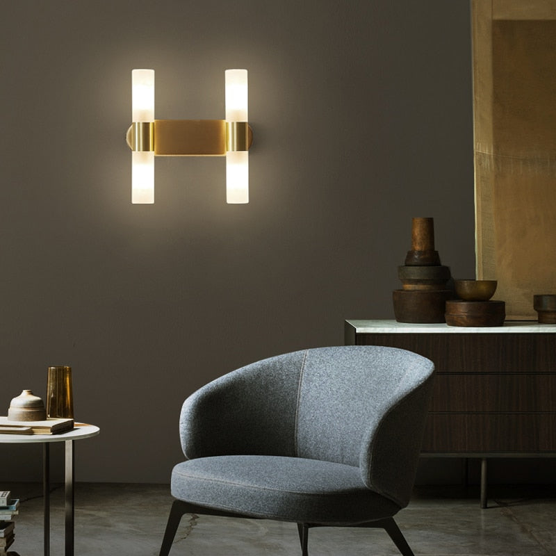 BowLift | EliteLume – Minimalist Gold Wall Lamp with Energy-Efficient LED