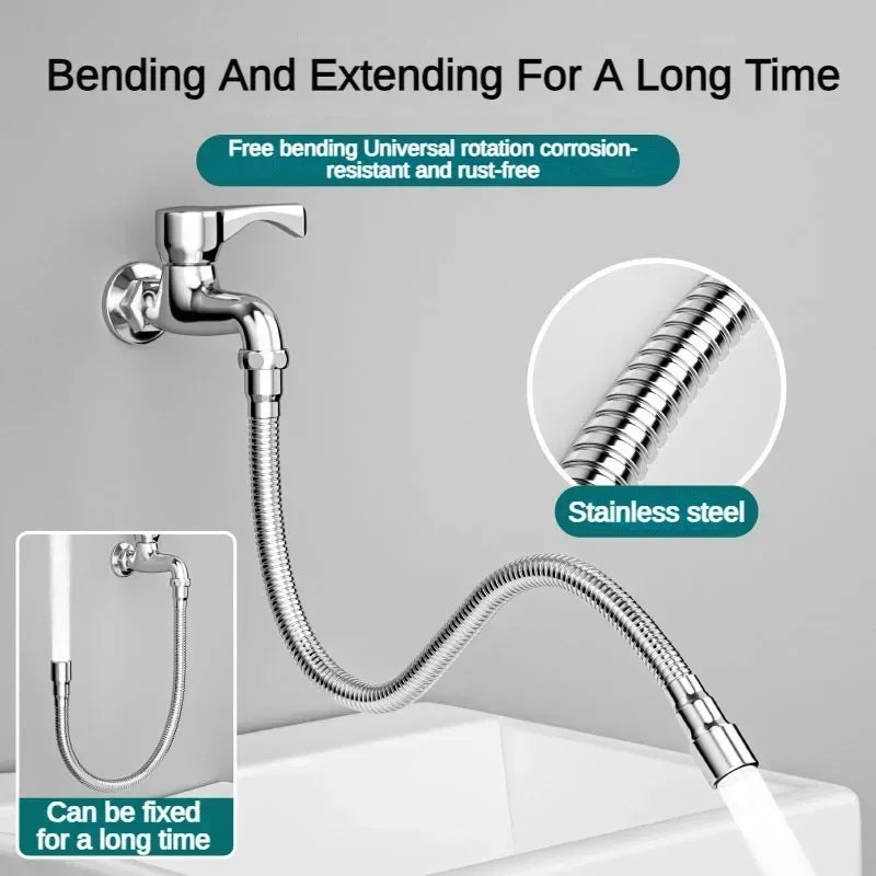 BowLift | Universal Flexible Adjustable Kitchen Faucet Extender Nozzle