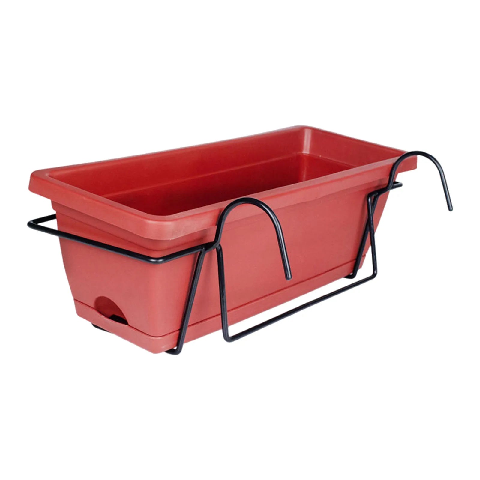 BowLift | Florivo balcony box | With drainage tray & rack | 6L volume | No drilling