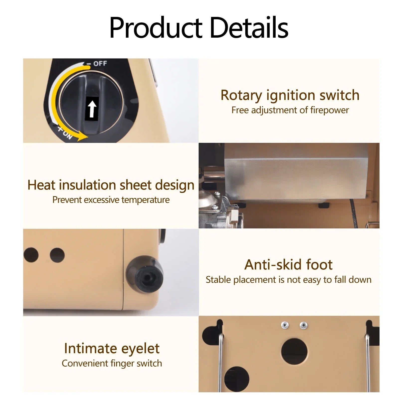 BowLift | Camping Time Adjustable Portable Heater Stove
