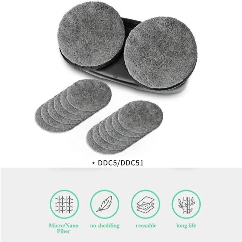 BowLift | PureClear Microfiber Cloths | Washable & Reusable | For Streak-Free Windows