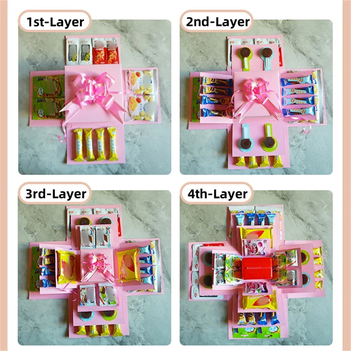 BowLift | 5-Layer DIY Explosion Surprise Gift Box