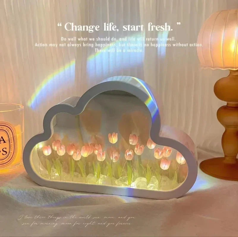 BowLift | Tulip Atmosphere Infinite Flowers Night Light
