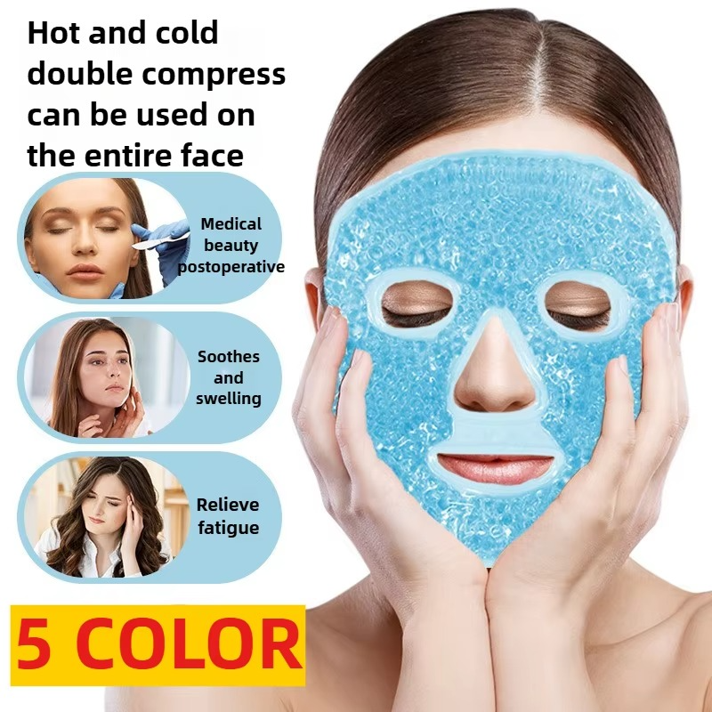 BowLift | Cold and Hot Therapy Full Face Gel Bead Mask with Eye Compress