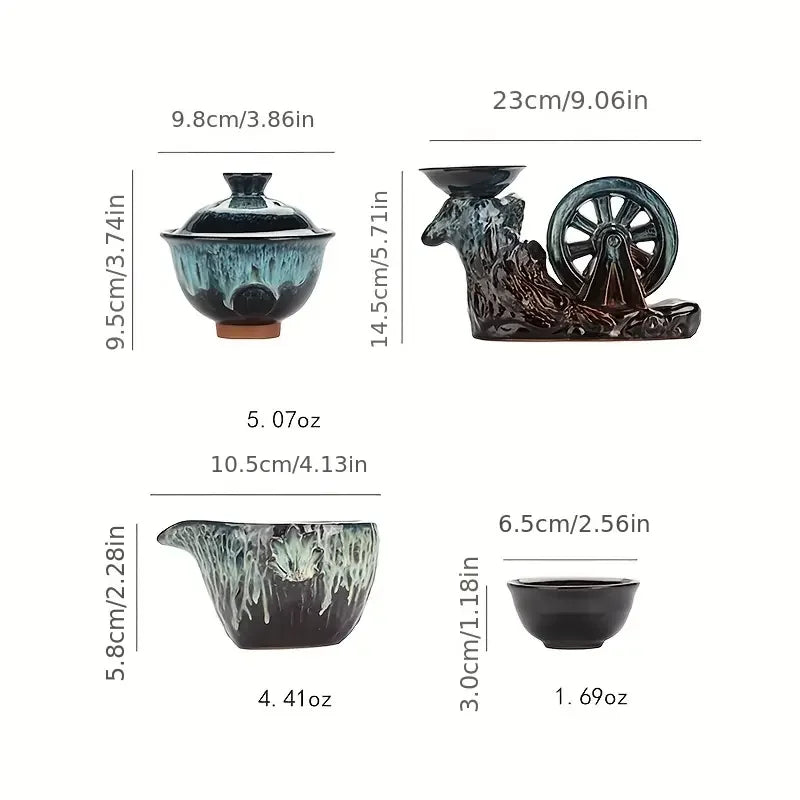 BowLift | Rotating Handcrafted Tea Ceremony Set
