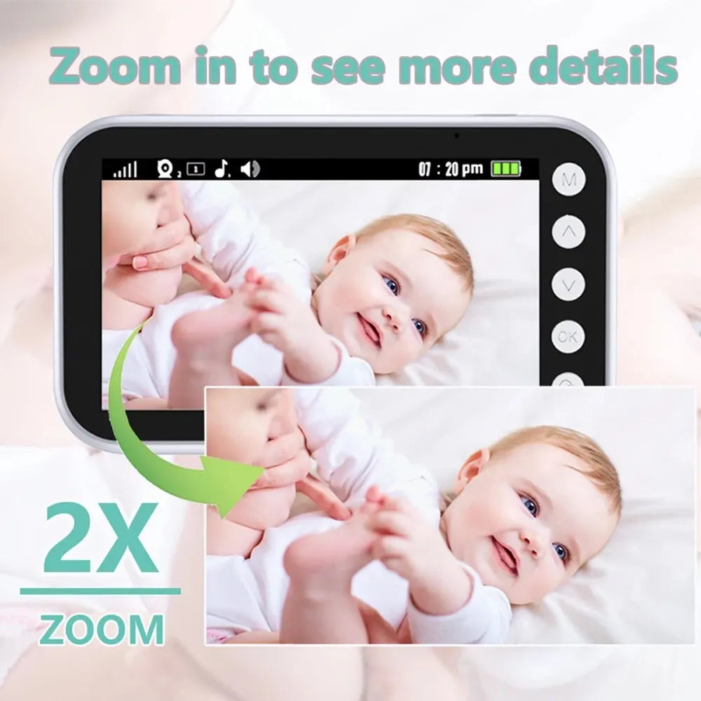 BowLift | Baby Monitor Surveillance Night Vision Music Nanny Camera