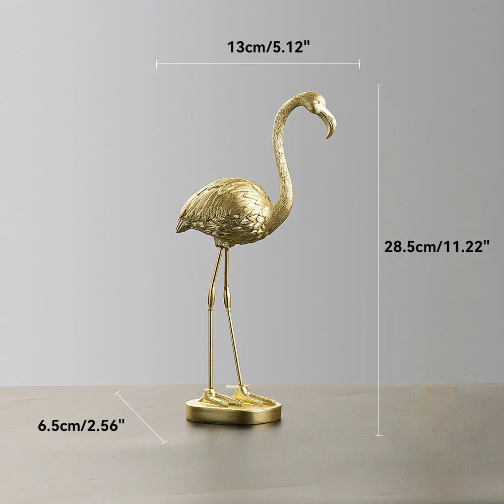 BowLift | Nordic Flamingo Figurine Figure Statue Sculpture Living Room Office Wedding Party Ornaments Home Decor Decoration Accessories