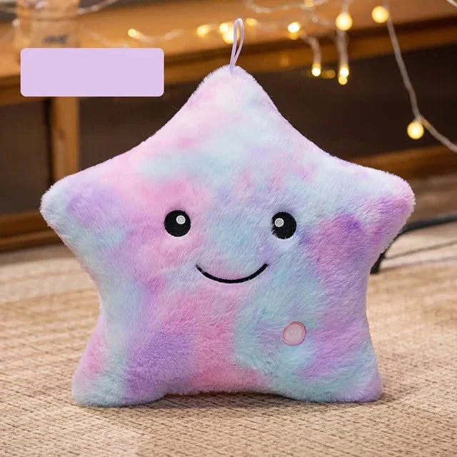 BowLift | LED Star Plush Light - Soft Glow Star Pillow Doll, Plush Toy for Kids & Home Decor, Perfect Birthday Gift