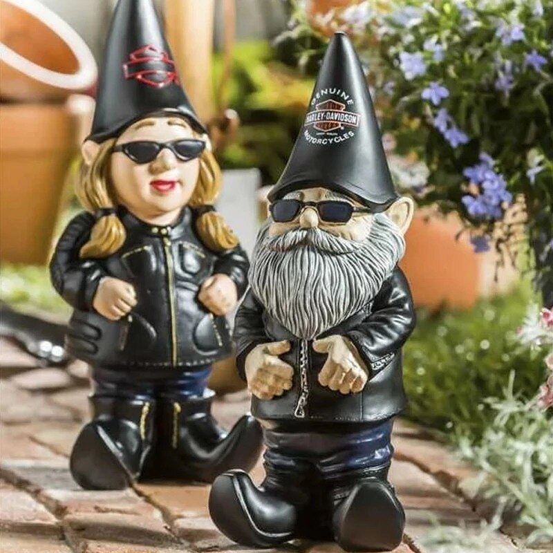 BowLift | Charming Locomotive Gnome Garden Ornament