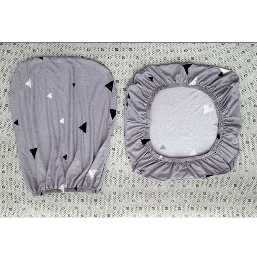 BowLift | 2-piece Split Office Rose Chair Covers