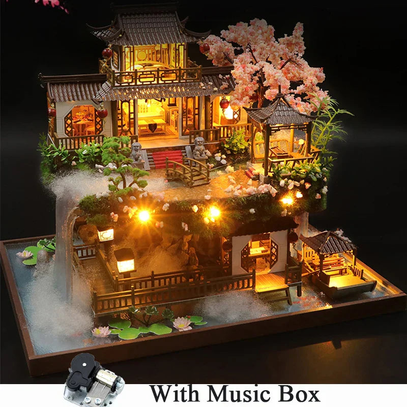 BowLift | DIY Wooden Chinese Ancient Casa Miniature Building Kit