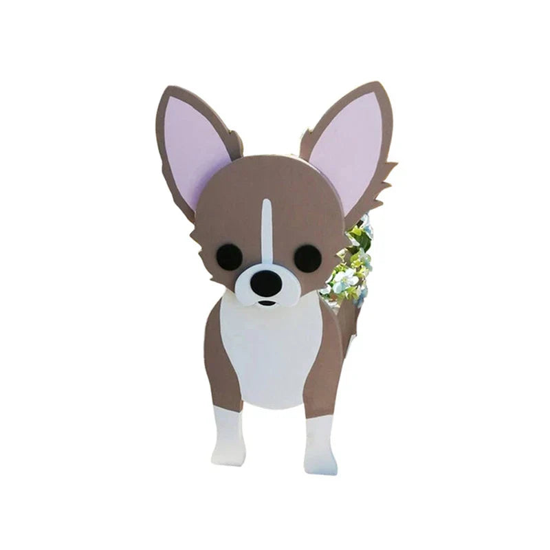 BowLift | Flower pot - Pawsome - Dog plant container - Various breeds
