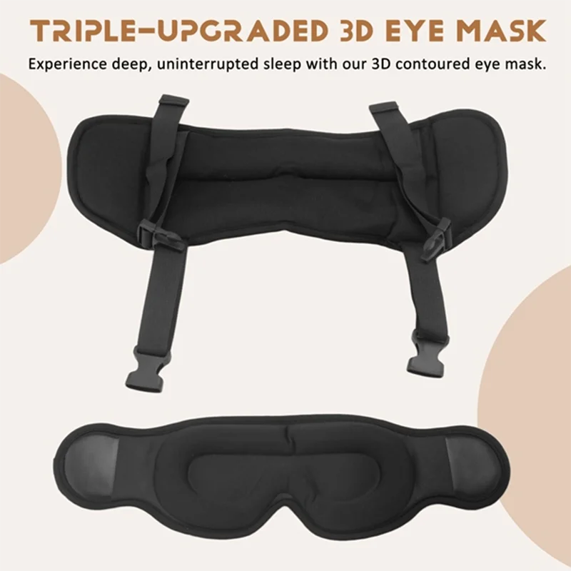 BowLift | 2 in 1 Comfort Headrest Blackout Eye Mask