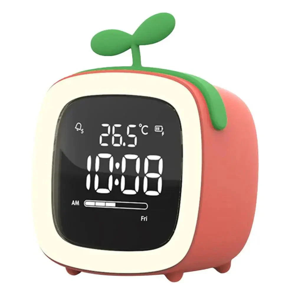 BowLift | Cartoon Bunny LED Alarm Clock with Night Light – Rechargeable, Cute Digital Display for Kids & Bedrooms