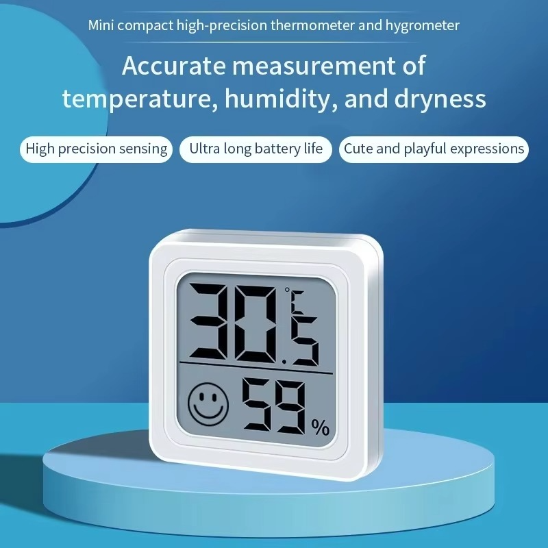 BowLift | Indoor LCD Digital Thermometer and Hygrometer with Temperature and Humidity Sensor