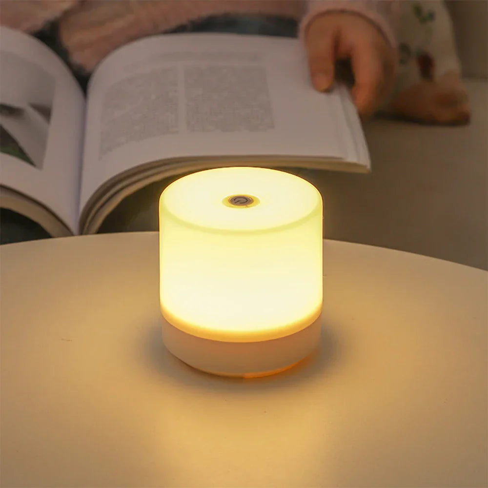 BowLift | Creative USB Nightstand Lamp - Touch-Dimming LED Night Light for Bedroom & Student Dormitory