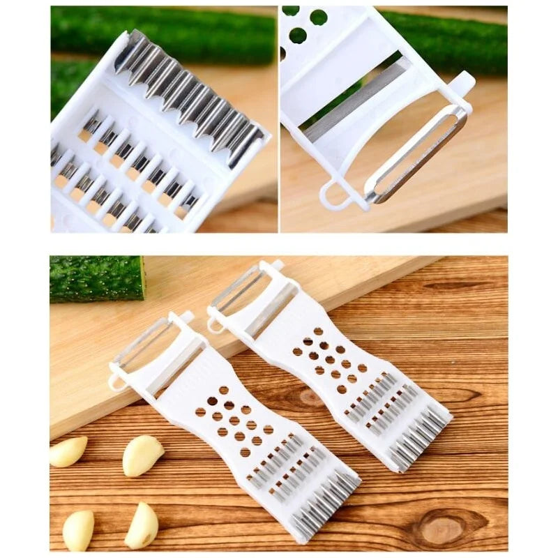 BowLift | PeelMate Multi-Peeler | 5-in-1 Kitchen Helper | Stainless Steel Blade & Ergonomic | Dishwasher Safe