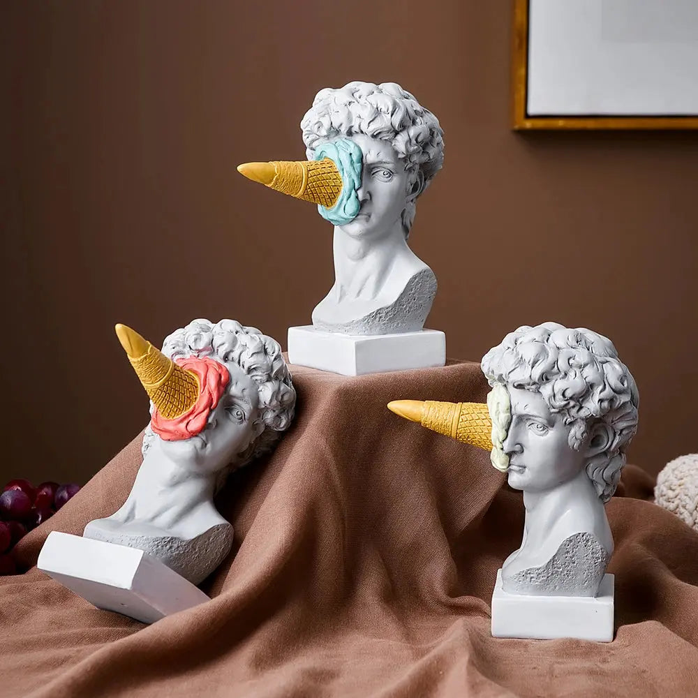 BowLift | David Statue Ice Cream Edition: Gourmet and Elegant Art