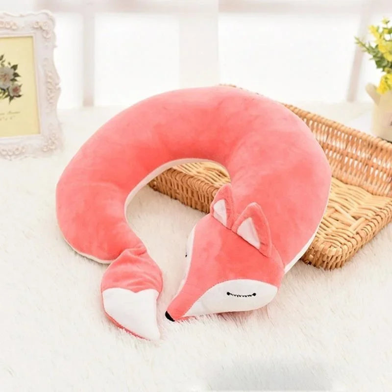 BowLift | FoxyRest Neck Pillow | Cuddly Travel Companion | Cute Fox Design