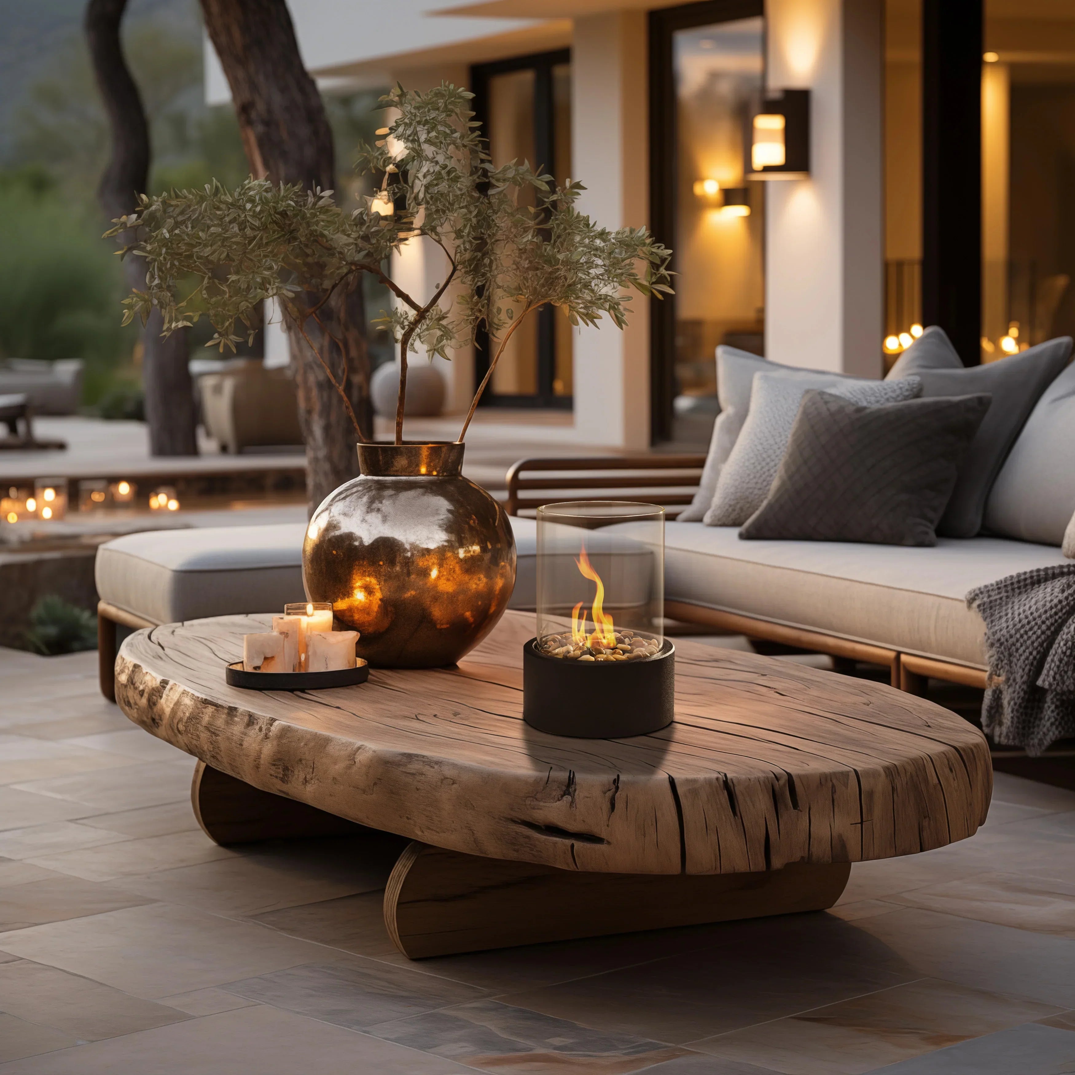BowLift | TableFlame | Elegant & Modern Table Fire Lantern