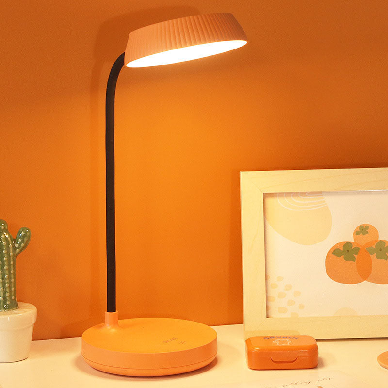 BowLift | Nordic Minimalist Round Plate LED Touch Eye Protection USB Desk Lamp