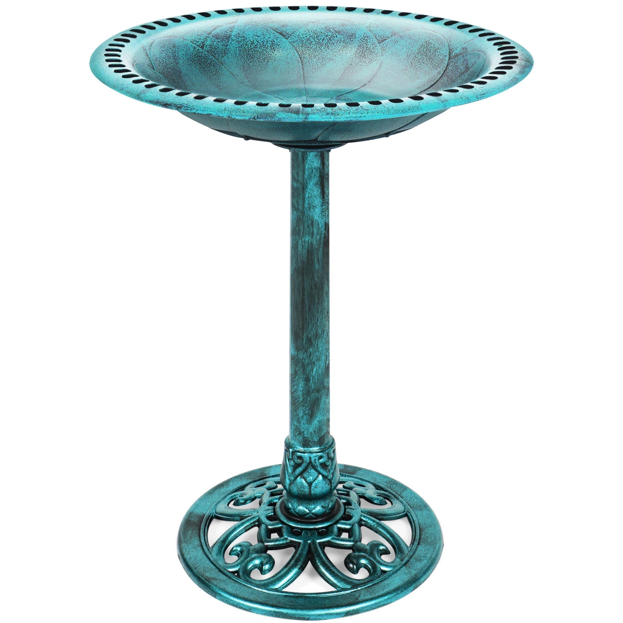 BowLift | Birdbath for the garden with Fleur-de-Lis decoration