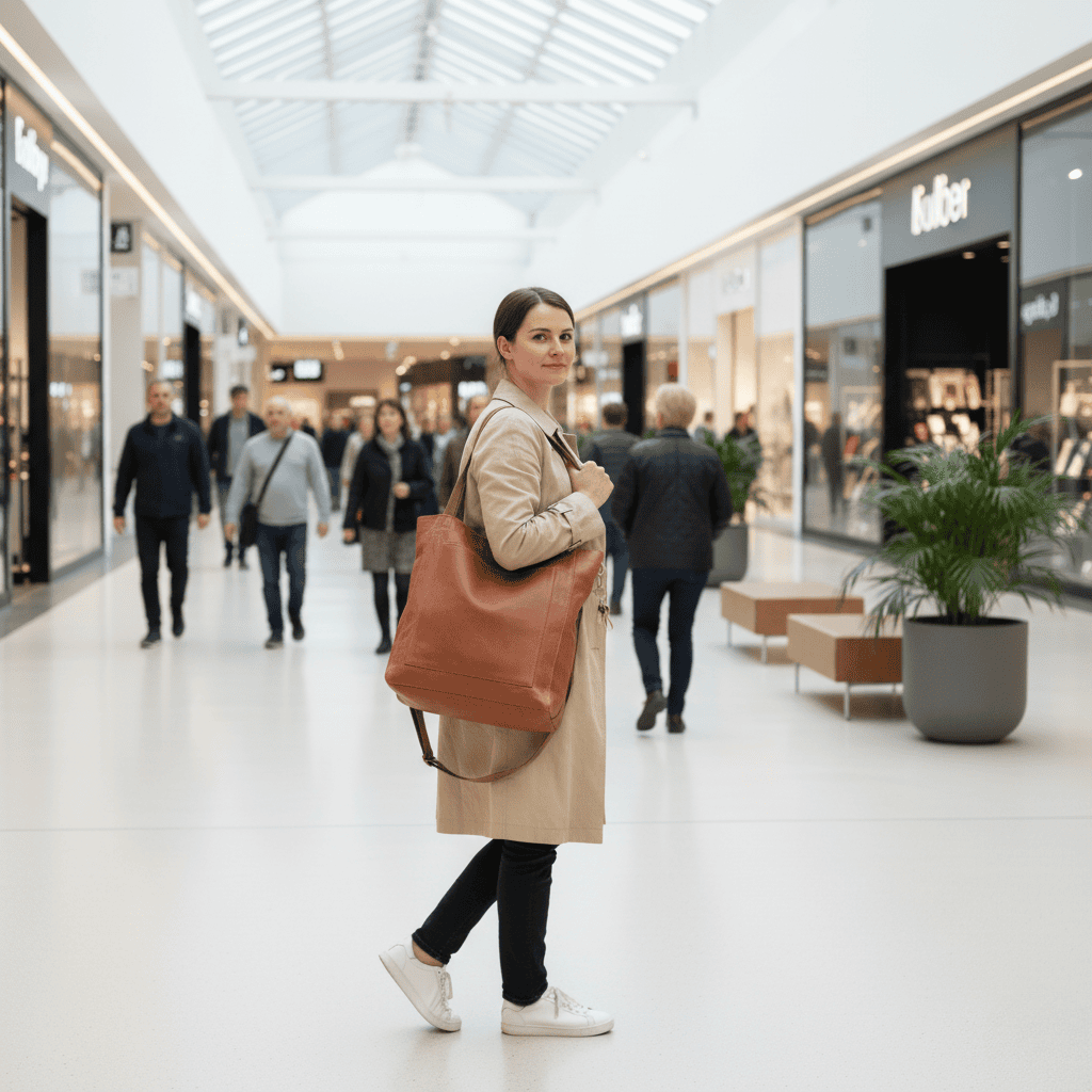 BowLift | Durable Shoulder Bag Made of Soft Genuine Leather