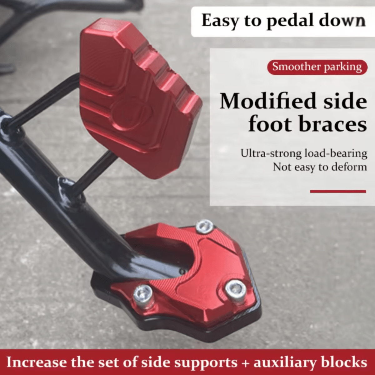 BowLift | Anti-Sink Motorcycle Stand Pad for Stable Parking