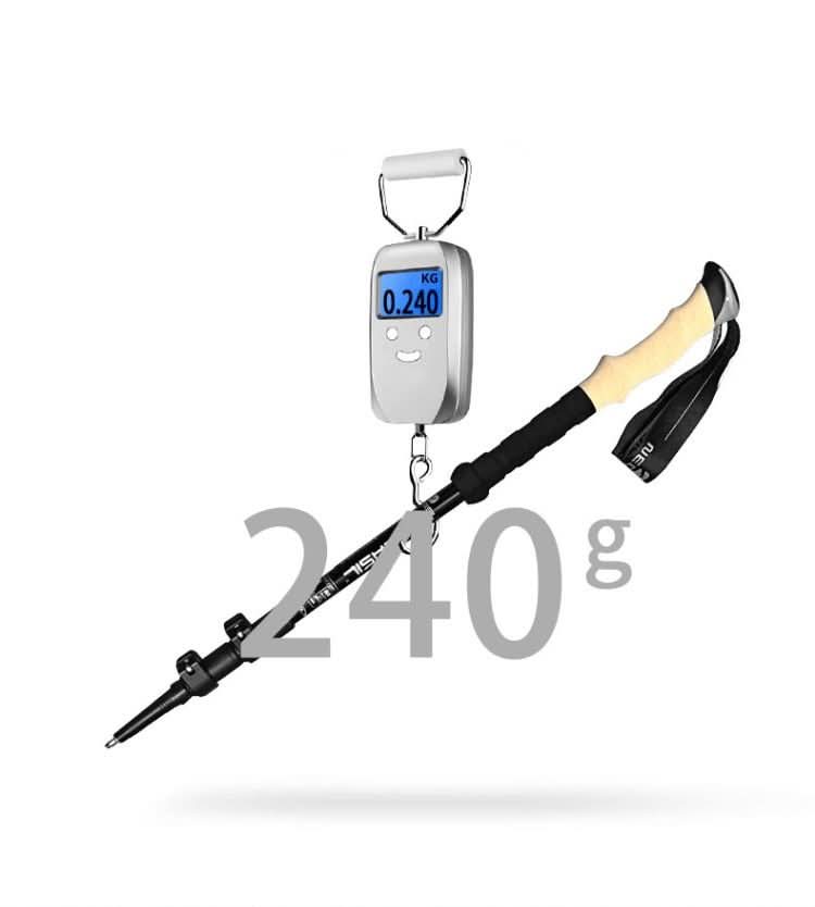 BowLift | Joint-friendly trekking poles with anti-shock system made of carbon