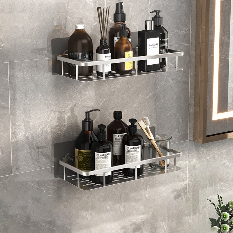 BowLift | Bathroom shelves corner shelf without drilling shower shelf holder