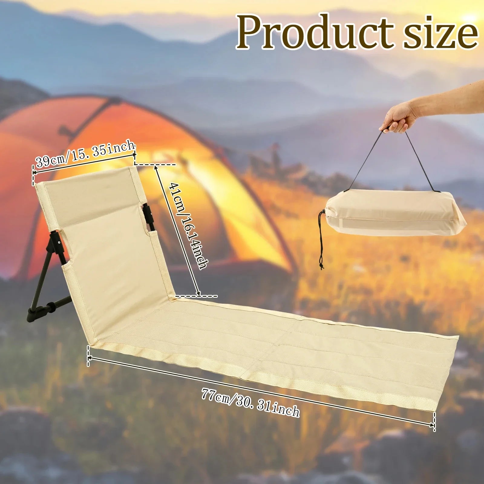 BowLift | Camping Lazy Backrest Cushion