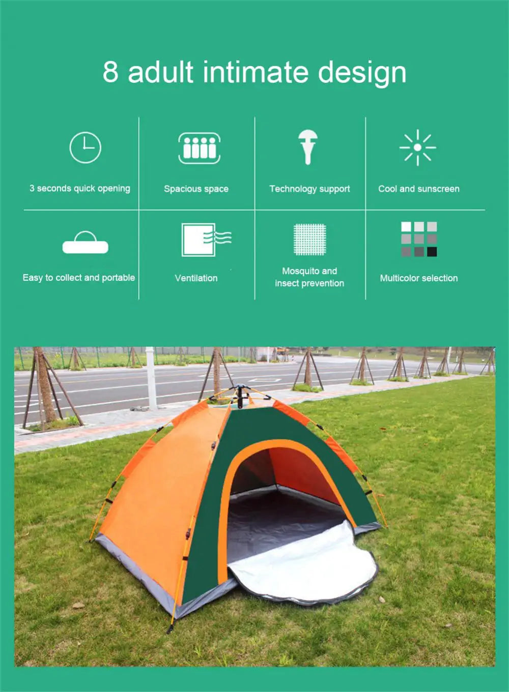 BowLift | Automatic Camping Umbrella Tent