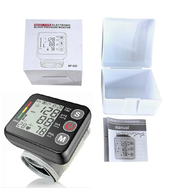 BowLift | Digital Wrist Blood Pressure Monitor with LCD Display – PulseTrack