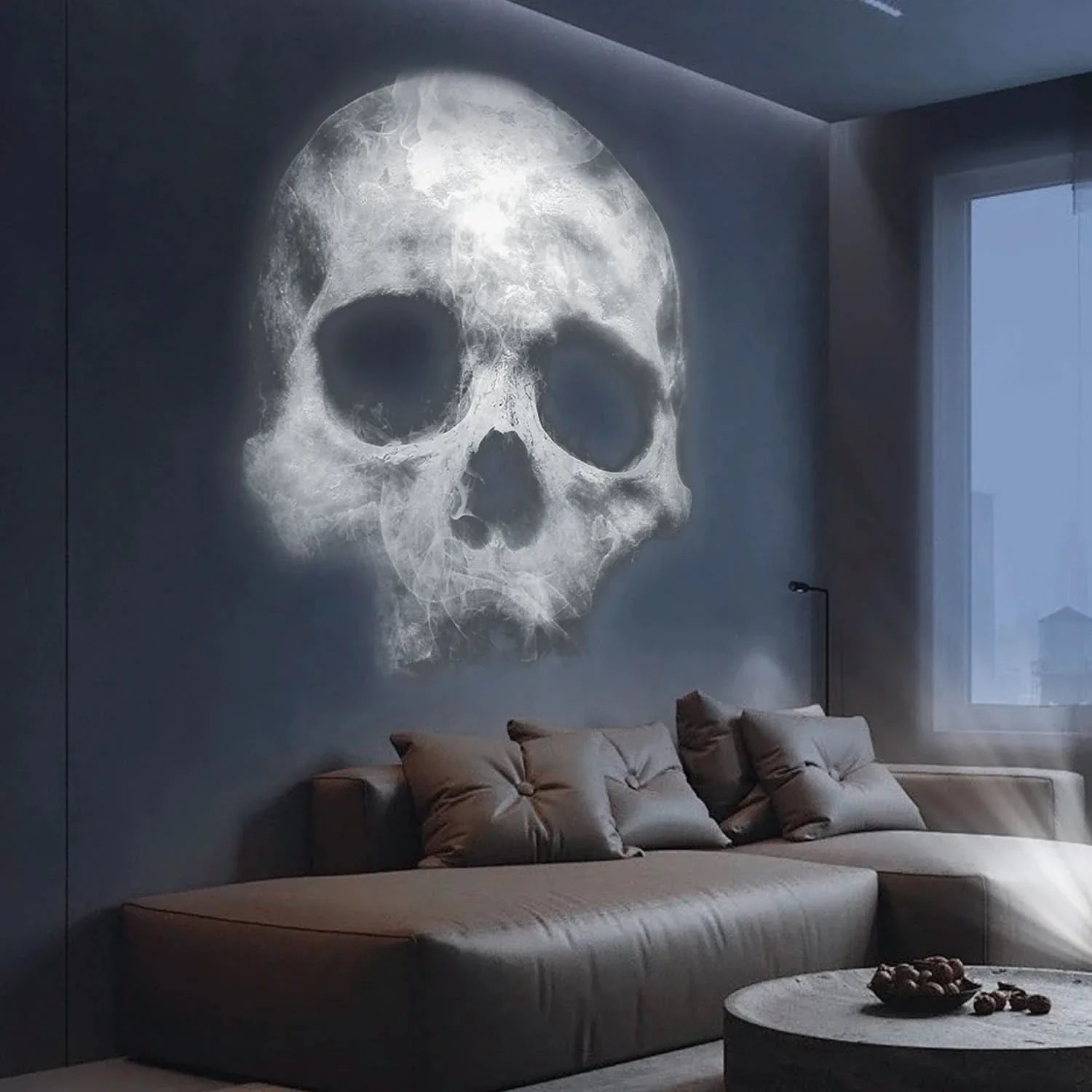BowLift | Skull Projection Night Light with USB Power
