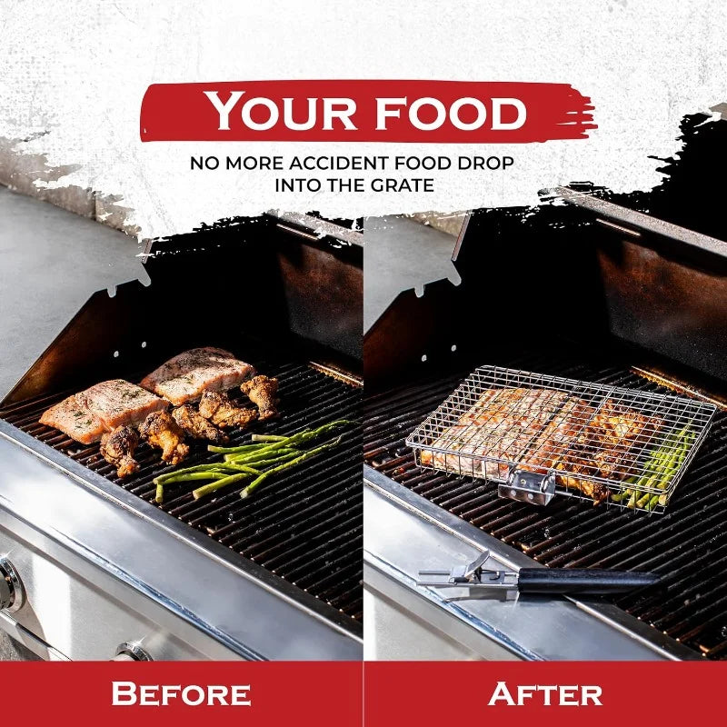 BowLift | GrillMaster Grill Rack | Portable & Rustproof | For Perfect BBQ Experiences